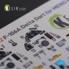KELIK K72112 F-106A Delta Dart interior 3D decals for Meng kit 1/72